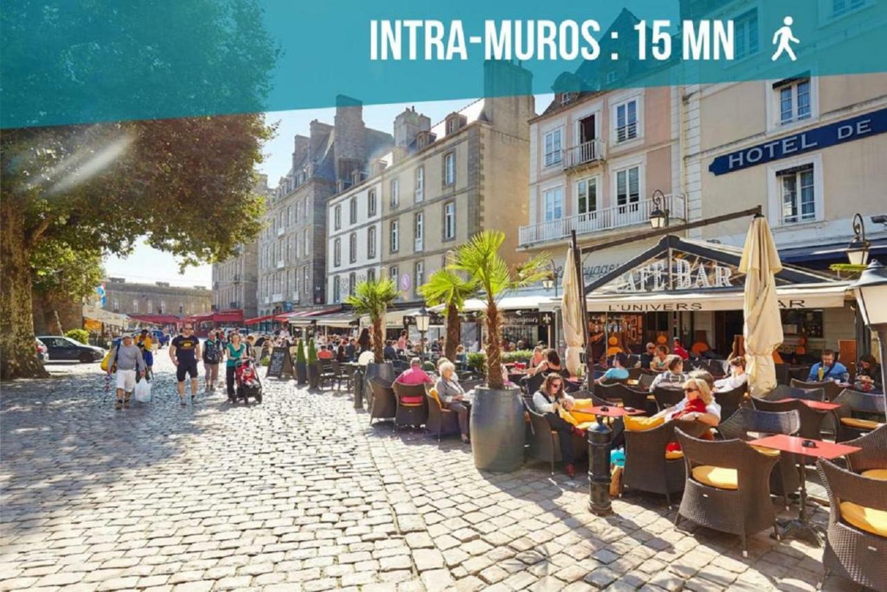 Logement Entier Saint Malo Vue Mer, Proche Ferry, Commerces Et Plage Solidor 50 M Eksteriør billede